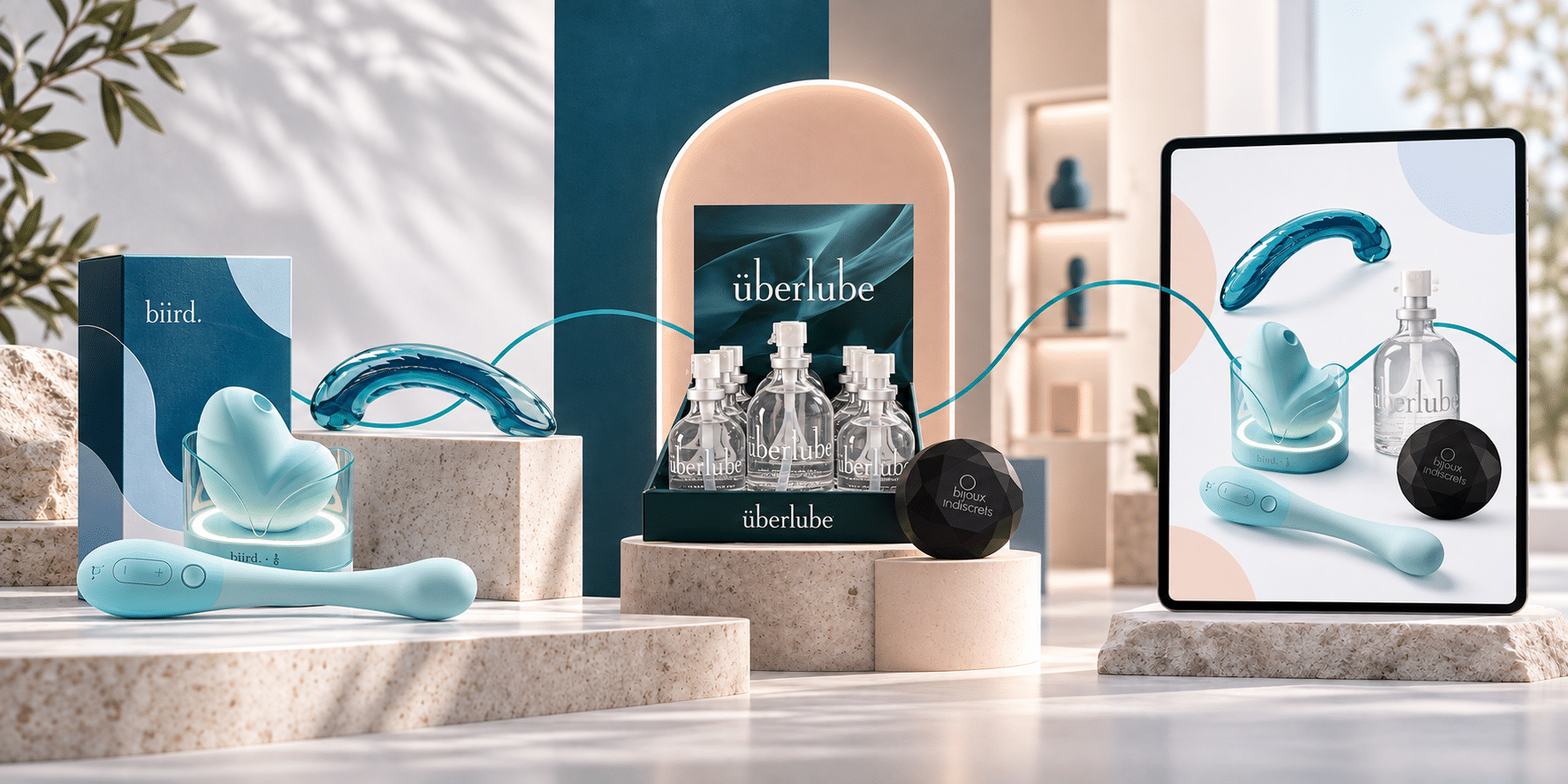 Gisele portfolio products illustrating the journey from brand values to retail success